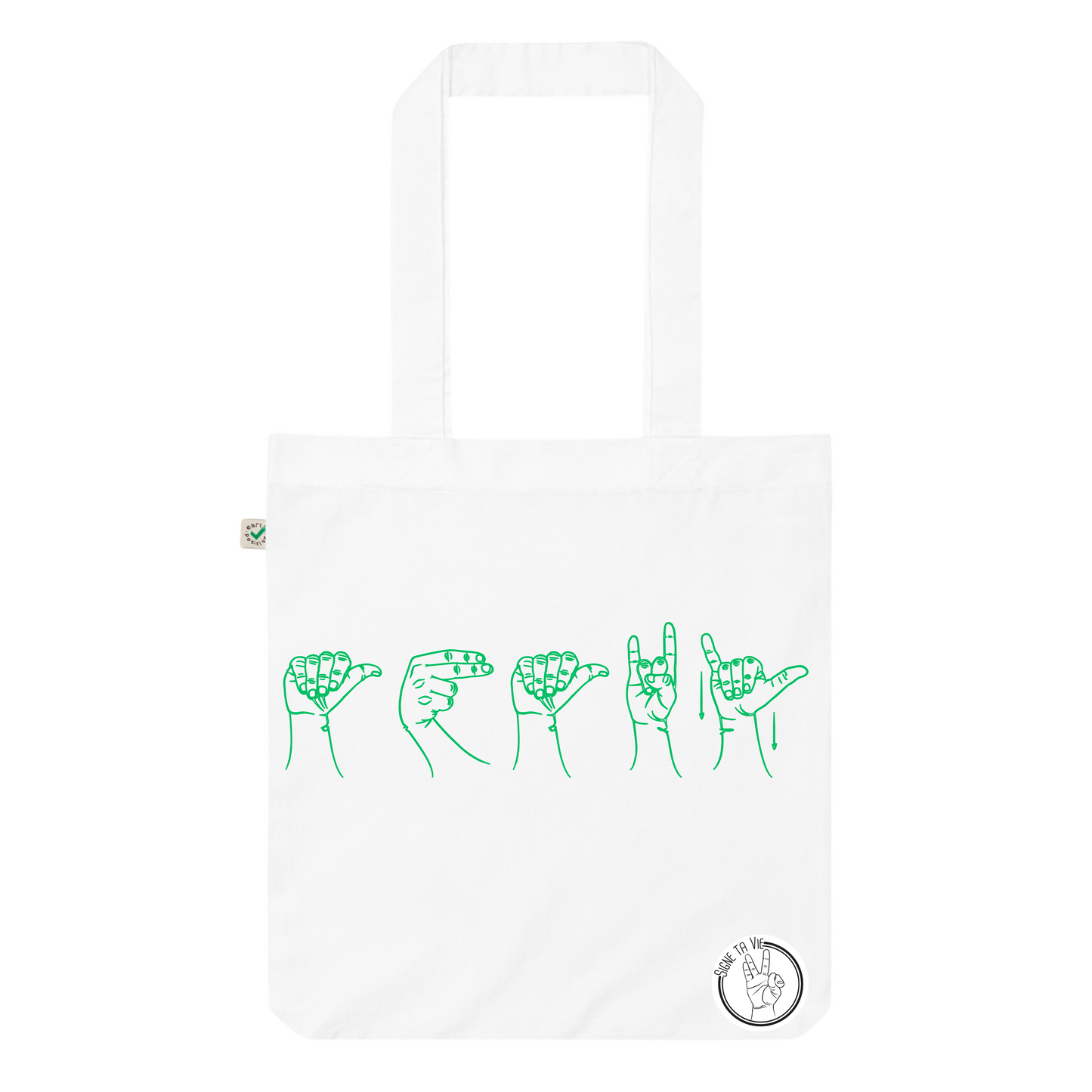 Tote bag à dactylographier