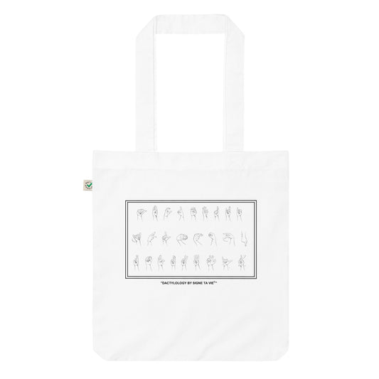 Tote bag DACTYLOLOGIE